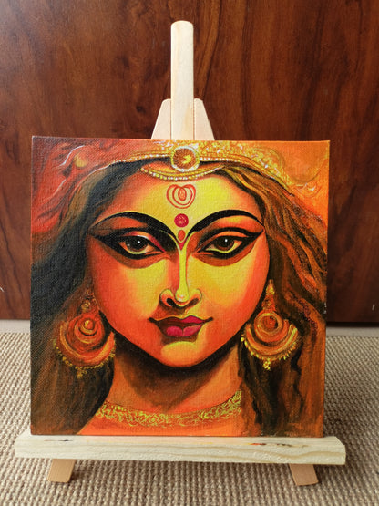 Goddess Durga Arcylic - Table Decor