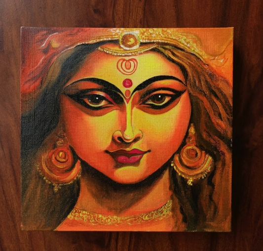 Goddess Durga Arcylic - Table Decor