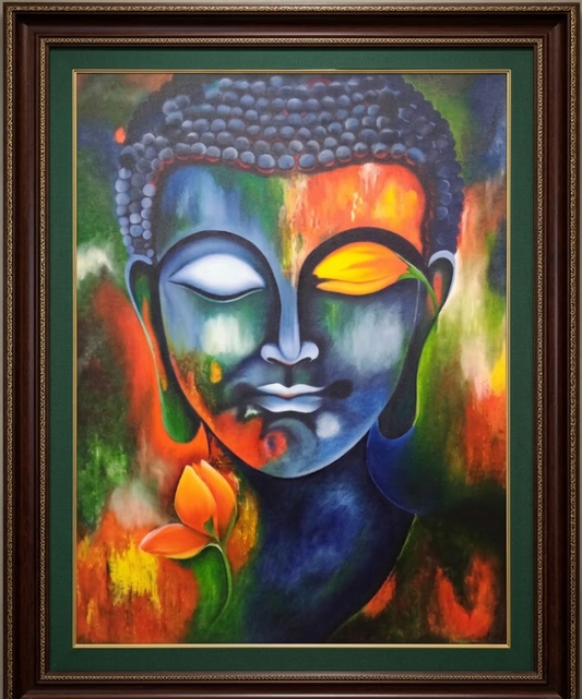 Buddha Painting (Oil & Canvas)